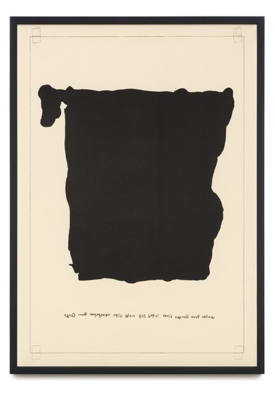 Kim Beom, Untitled (Water from Ganges River in the Cup Made with Newspaper from Congo), 2016, lithography on Fujimori paper. Courtesy Kim Beom.