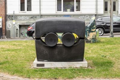 Billede: Willy Ørskov, Sort Granit fra Congo, 1977. Foto: Mikkel Kaldal, 2019.