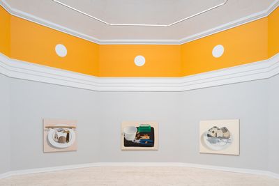 Billede: Installation view, Nathalie Du Pasquier, "paintings of things. paintings as objects", Kunsthal Aarhus, 2023. Foto: Jacob Friis-Holm Nielsen.