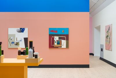 Image: Installation view, Nathalie Du Pasquier, paintings of things. paintings as objects, Kunsthal Aarhus, 2023. Photo: Jacob Friis-Holm Nielsen.