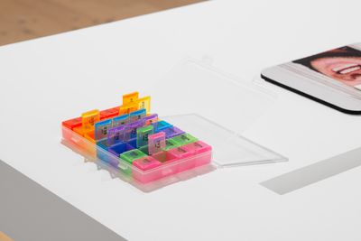 Image: Installation view, Maryam Jafri, No Lithium, No Work, Kunsthal Aarhus,
2023. Photo: Jacob Friis-Holm Nielsen.