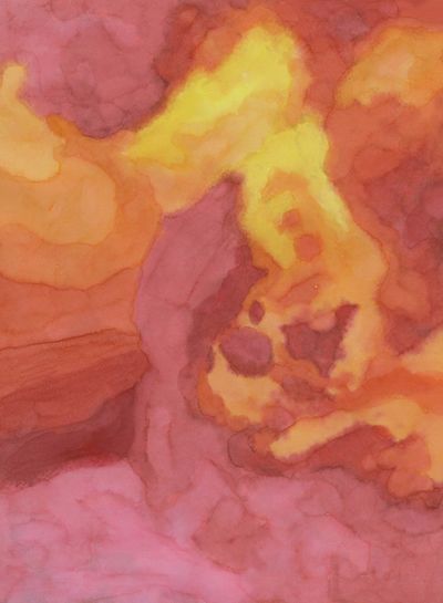 Billede: Raul Walch, Heat Flag (Aarhus) i projektet ”A Flag is a Piece of Fabric” på Kunsthal Aarhus, 2024, tryk i stof, 280x200cm.