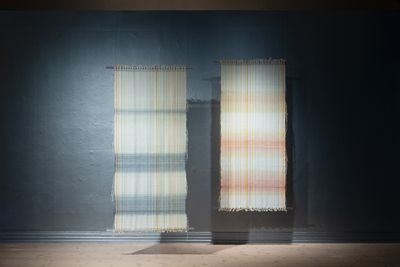 Billede: Installationsfoto, Nanna Debois Buhl, ”Picture the Sky”, Kunsthal Aarhus, 2024. Foto: Jacob Friis-Holm Nielsen.