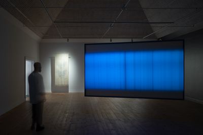 Billede: Installationsfoto, Nanna Debois Buhl, ”Picture the Sky”, Kunsthal Aarhus, 2024. Foto: Jacob Friis-Holm Nielsen.