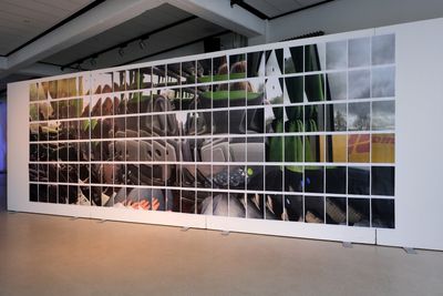 Billede: Sally Dalgaard, Notes for supplement existing knowledge, Fabrik der künste, Hamborg, 2024. Foto: Carsten Rabe.