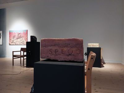Image: Installation view, Schweppenhäuser/Thomsen & Morten Søndergaard, SPEOS, Kunsthal Aarhus, 2024.