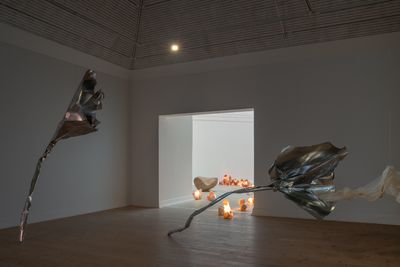 Billede: Ursula Nistrup: Searching Through the Dark and the Light, Kunsthal Aarhus, 2025. Foto: Jacob Friis-Holm Nielsen.