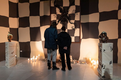 Image: Aysha Amin, Platform, Nikolaj Kunsthal, 2022.