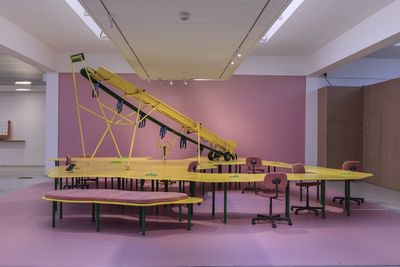 Hannah Toticki Anbert, RE:RE:RE:RE:RE:RE:RE, installation view, 2021. Photo: Niels Fabæk.