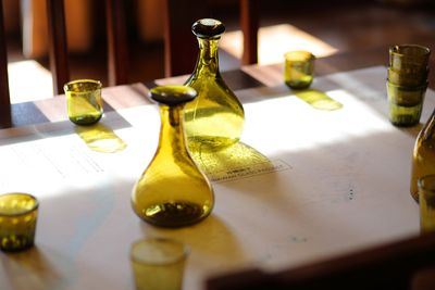 Shitamichi Motoyuki, Floating Monuments, 2014–ongoing. Medium: glass bottles, map. Dimensions variable. Courtesy of the artist.