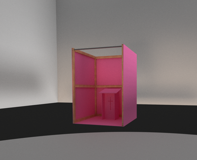 Frederik Jensen, 'Skriftestol', 2022.