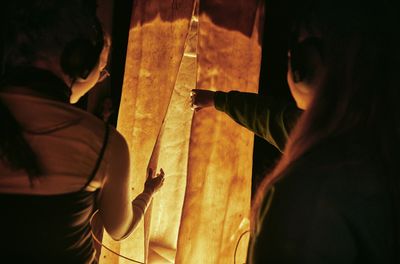 Studio ThinkingHand, ‘Vita . Necro . Vita’, 2022. Medium: Installation, ‘Museum of the future’ at theatre Sort/Hvid, Copenhagen. Photo: David Stjernholm.